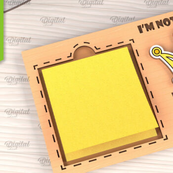 Intra απο ξύλο plywood 3mm-4mm πάχος – θήκη για κολλώδη σημειωματάρια γραφείου Δίασταση  20x20 cm INTRAFABR-102848460 - Image 11