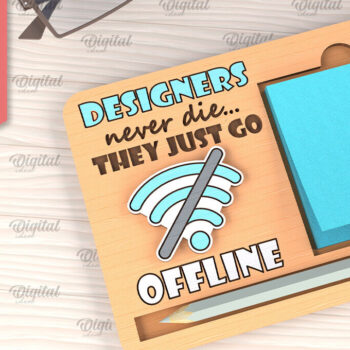 Intra απο ξύλο plywood 3mm-4mm πάχος – θήκη για κολλώδη σημειωματάρια γραφείου Δίασταση 20x20 cm INTRAFABR-102848598 - Image 1