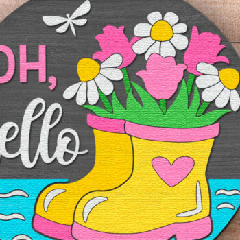 Intra απο ξύλο plywood 3mm-4mm πάχος – Γεια σας, Αρχείο κοπής πινακίδων άνοιξης πόρτας Δίασταση  20x20 cm INTRAFABR-117811643 - Image 3