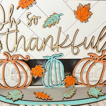 Intra απο ξύλο plywood 3mm-4mm πάχος – Ω, τόσο Thankful Shelf Sitter Laser Δίασταση 20x20 cm INTRAFABR-44636036 - Image 2