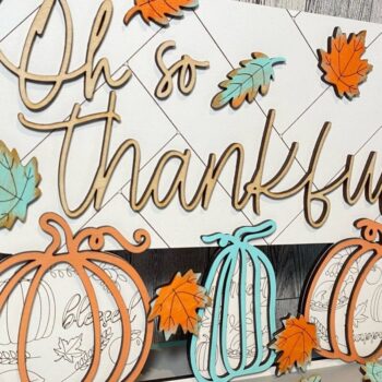 Intra απο ξύλο plywood 3mm-4mm πάχος – Ω, τόσο Thankful Shelf Sitter Laser Δίασταση 20x20 cm INTRAFABR-44636036 - Image 3