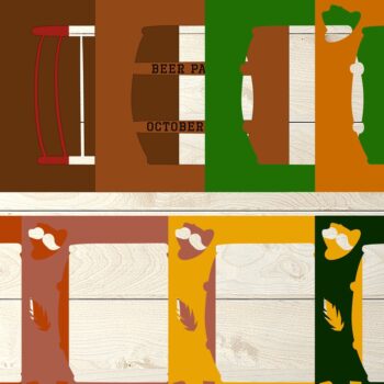 Intra απο ξύλο plywood 3mm-4mm πάχος – Oktoberfest Shadow Box, Beer Barrel Δίασταση 20x20 cm INTRAFABR-76995614 - Image 2