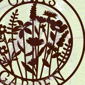 Intra απο ξύλο plywood 3mm-4mm πάχος – Αρχείο αποκοπής Sign Oma Garden Δίασταση  40x30 cm INTRAFABR-69191020 - Image 1