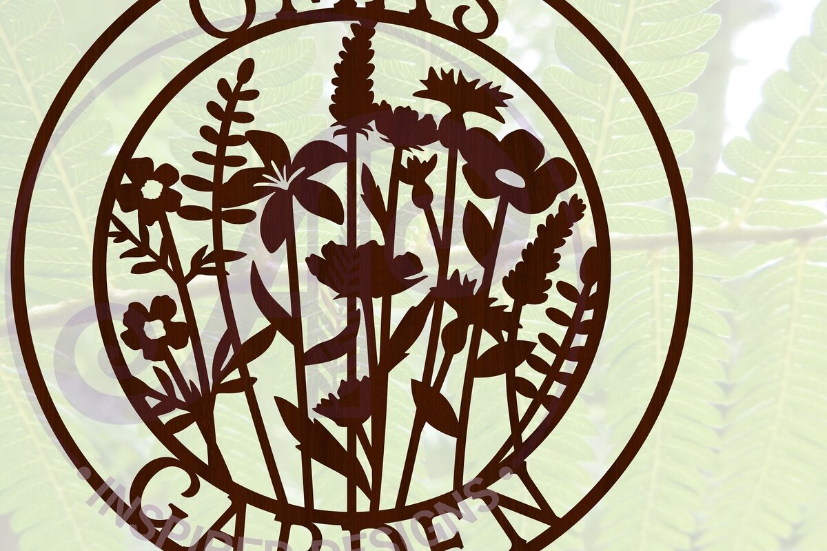 Intra απο ξύλο plywood 3mm-4mm πάχος – Αρχείο αποκοπής Sign Oma Garden Δίασταση  40x30 cm INTRAFABR-69191020