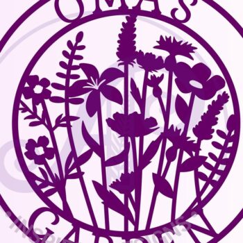 Intra απο ξύλο plywood 3mm-4mm πάχος – Αρχείο αποκοπής Sign Oma Garden Δίασταση  40x30 cm INTRAFABR-69191020 - Image 2