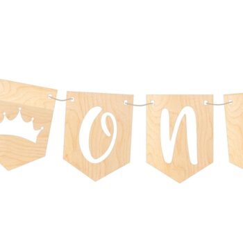 Intra απο ξύλο plywood 3mm-4mm πάχος – Ένα πανό γενεθλίων Δίασταση  20x20 cm INTRAFABR-9902008 - Image 1