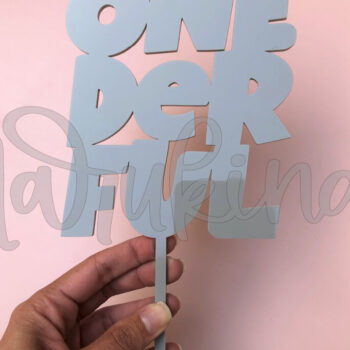 Intra απο ξύλο plywood 3mm-4mm πάχος – ONE DER FUL TOPER CAKE Δίασταση  20x20 cm INTRAFABR-56130561 - Image 1