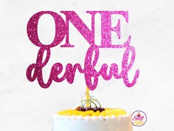 Intra απο ξύλο plywood 3mm-4mm πάχος – One Derful Cake Topper Δίασταση  20x20 cm INTRAFABR-63101816 - Image 2