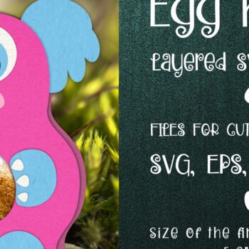 Intra απο ξύλο plywood 3mm-4mm πάχος – One Eyed Monster Αυγοθήκη σοκολάτας Δίασταση  20x20 cm INTRAFABR-27690400 - Image 1