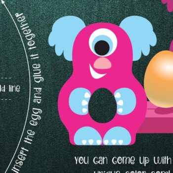 Intra απο ξύλο plywood 3mm-4mm πάχος – One Eyed Monster Αυγοθήκη σοκολάτας Δίασταση  20x20 cm INTRAFABR-27690400 - Image 2