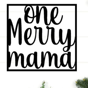 Intra απο ξύλο plywood 3mm-4mm πάχος – ONE MERRY MAMA METAL WALL ART LASER ΑΡΧΕΙΟ Δίασταση 40x30 cm INTRAFABR-83475399