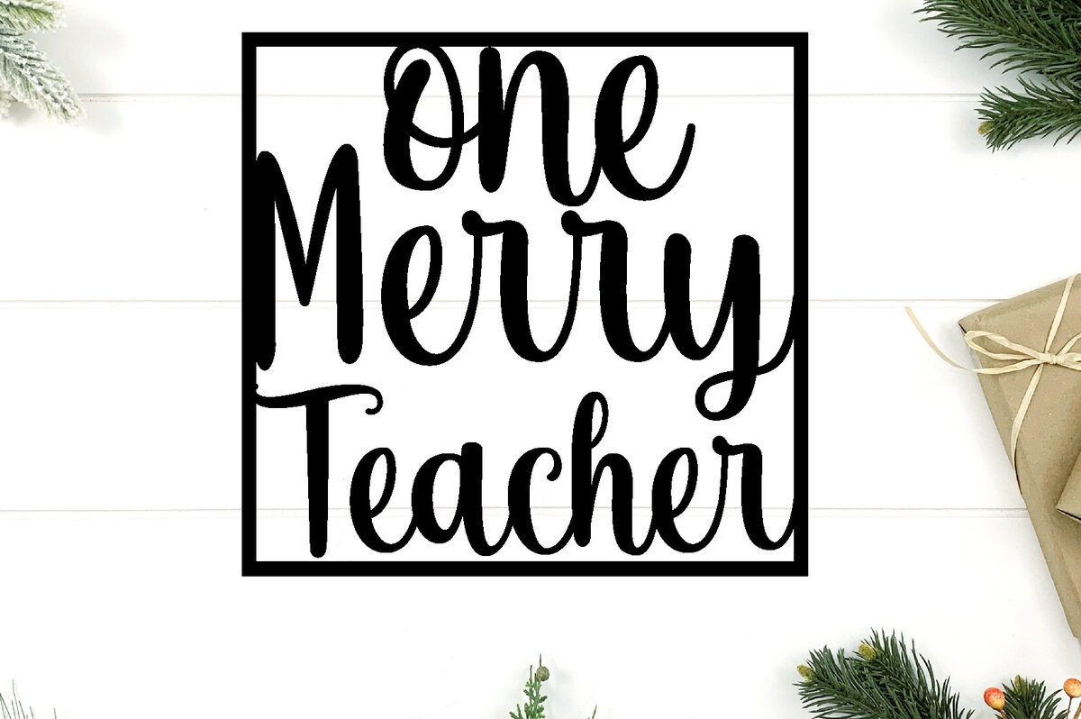 Intra απο ξύλο plywood 3mm-4mm πάχος – ONE MERRY TEACHER LASER ΜΕΤΑΛΛΙΚΗΣ ΤΕΧΝΗΣ ΤΟΙΧΟΥ Δίασταση  20x20 cm INTRAFABR-83475219