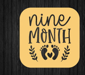 Intra απο ξύλο plywood 3mm-4mm πάχος – One Month Baby Milestone Metal,Laser Δίασταση 20x20 cm INTRAFABR-92899750