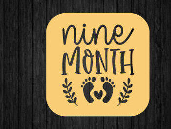 Intra απο ξύλο plywood 3mm-4mm πάχος – One Month Baby Milestone Metal,Laser Δίασταση 20x20 cm INTRAFABR-92899750 - Image 1