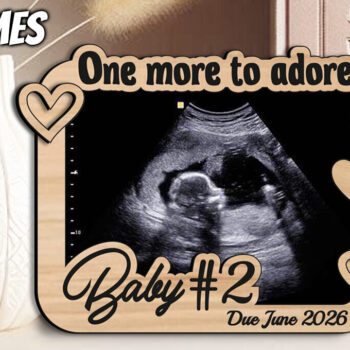 Intra απο ξύλο plywood 3mm-4mm πάχος – Ένας ακόμη μαγνήτης υπερηχογράφημα μωρού Δίασταση  20x20 cm INTRAFABR-123098080 - Image 1