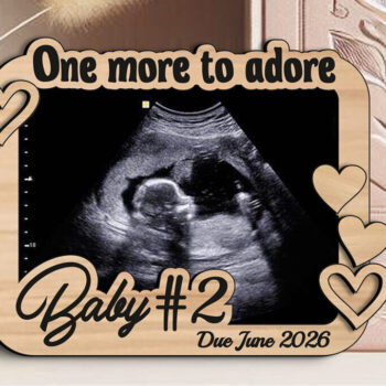 Intra απο ξύλο plywood 3mm-4mm πάχος – Ένας ακόμη μαγνήτης υπερηχογράφημα μωρού Δίασταση  20x20 cm INTRAFABR-123098080 - Image 2