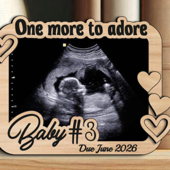 Intra απο ξύλο plywood 3mm-4mm πάχος – Ένας ακόμη μαγνήτης υπερηχογράφημα μωρού Δίασταση  20x20 cm INTRAFABR-123098080 - Image 3