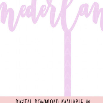 Intra απο ξύλο plywood 3mm-4mm πάχος – Onederland Cake Topper, 1α γενέθλια Δίασταση  20x20 cm INTRAFABR-91954347 - Image 3