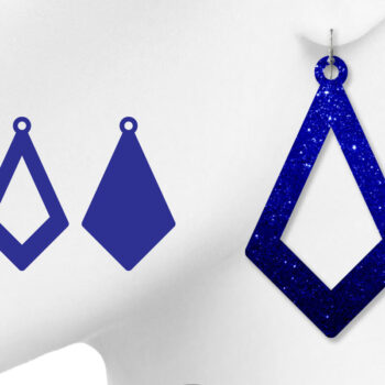 Intra απο ξύλο plywood 3mm-4mm πάχος – Σετ ανοιχτό δάκρυ σκουλαρίκια Δίασταση 5x5 cm INTRAFABR-8945408 - Image 1