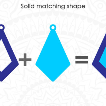 Intra απο ξύλο plywood 3mm-4mm πάχος – Σετ ανοιχτό δάκρυ σκουλαρίκια Δίασταση 5x5 cm INTRAFABR-8945408 - Image 4