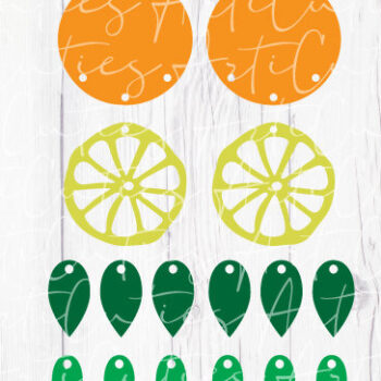 Intra απο ξύλο plywood 3mm-4mm πάχος – Πρότυπο πορτοκαλί σκουλαρίκια Δίασταση  5x5 cm INTRAFABR-8047923 - Image 3