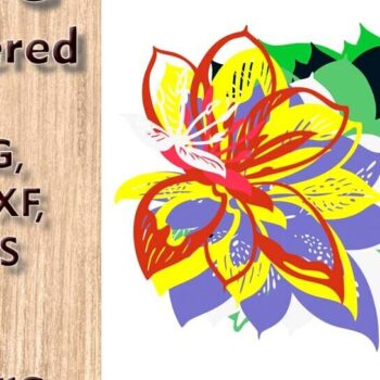 Intra απο ξύλο plywood 3mm-4mm πάχος – Αρχεία λέιζερ πολλαπλών επιπέδων Orch3D Δίασταση  20x20 cm INTRAFABR-108943994 - Image 3