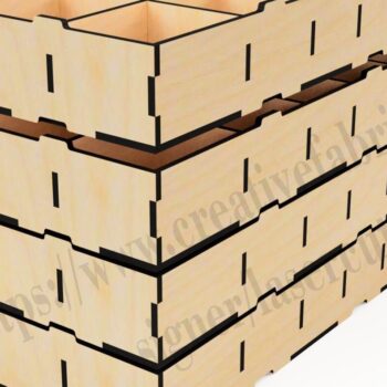 Intra απο ξύλο plywood 3mm-4mm πάχος – Διοργανωτής Δίασταση 20x20 cm INTRAFABR-29700640 - Image 1