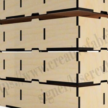 Intra απο ξύλο plywood 3mm-4mm πάχος – Διοργανωτής Δίασταση 20x20 cm INTRAFABR-29700640 - Image 2
