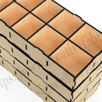 Intra απο ξύλο plywood 3mm-4mm πάχος – Διοργανωτής Δίασταση 20x20 cm INTRAFABR-29700640 - Image 3