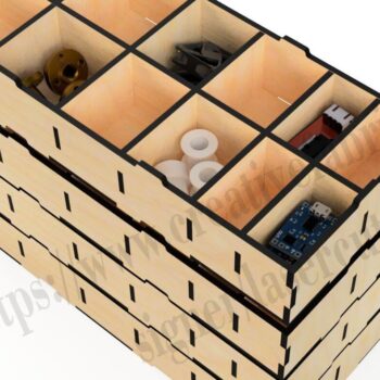 Intra απο ξύλο plywood 3mm-4mm πάχος – Διοργανωτής Δίασταση 20x20 cm INTRAFABR-29700640 - Image 4