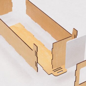 Intra απο ξύλο plywood 3mm-4mm πάχος – Organizer Box για κάρτες CCG Cut Laser Δίασταση  20x20 cm INTRAFABR-118997578 - Image 6