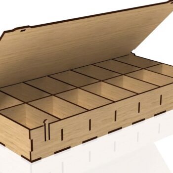 Intra απο ξύλο plywood 3mm-4mm πάχος – Organizer Box Δίασταση  20x20 cm INTRAFABR-40704698 - Image 4