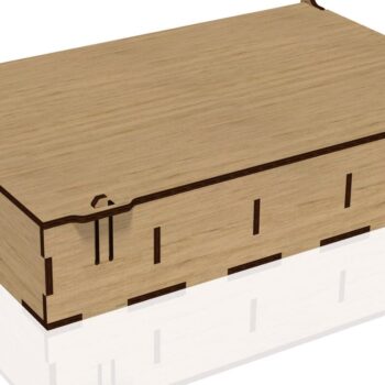 Intra απο ξύλο plywood 3mm-4mm πάχος – Organizer Box Δίασταση  20x20 cm INTRAFABR-40704698 - Image 7