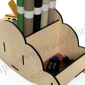 Intra απο ξύλο plywood 3mm-4mm πάχος – Οργάνωση Cloud για Δίασταση 20x20 cm INTRAFABR-36793487 - Image 2