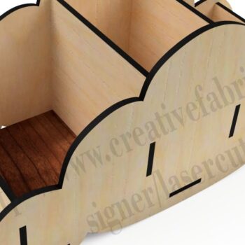 Intra απο ξύλο plywood 3mm-4mm πάχος – Οργάνωση Cloud για Δίασταση 20x20 cm INTRAFABR-36793487 - Image 4