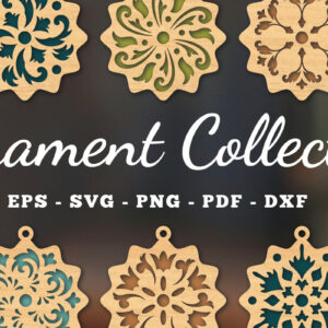 Intra απο ξύλο plywood 3mm-4mm πάχος – Πακέτο συλλογής στολιδιών Δίασταση  20x20 cm INTRAFABR-112189705