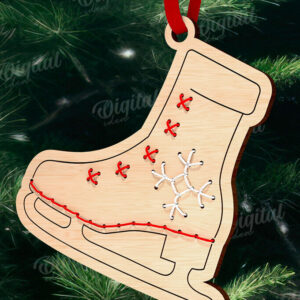 Intra απο ξύλο plywood 3mm-4mm πάχος – μοτίβο κεντήματος στολίδι Δίασταση  20x20 cm INTRAFABR-110916769