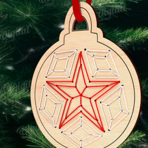 Intra απο ξύλο plywood 3mm-4mm πάχος – μοτίβο κεντήματος στολίδι Δίασταση  20x20 cm INTRAFABR-110916818