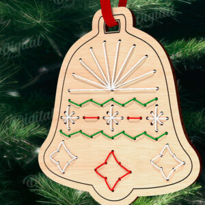 Intra απο ξύλο plywood 3mm-4mm πάχος – μοτίβο κεντήματος στολίδι Δίασταση  20x20 cm INTRAFABR-110917066