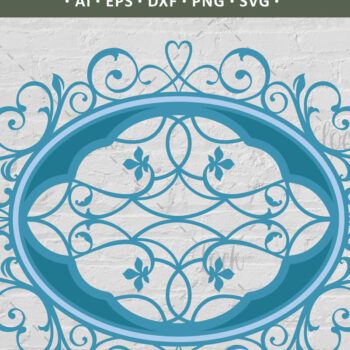 Intra απο ξύλο plywood 3mm-4mm πάχος – Πρότυπο κοπής μεταλλικών καλουπιών στολίδι Δίασταση  20x20 cm INTRAFABR-105619935 - Image 1