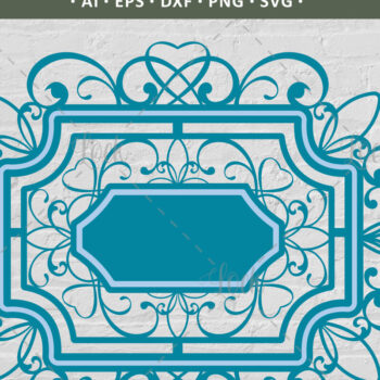 Intra απο ξύλο plywood 3mm-4mm πάχος – Πρότυπο κοπής μεταλλικών καλουπιών στολίδι Δίασταση  20x20 cm INTRAFABR-105619888 - Image 1