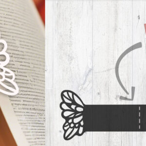 Intra απο ξύλο plywood 3mm-4mm πάχος – Διακοσμητικός σελιδοδείκτης πεταλούδας Δίασταση 40x30 cm INTRAFABR-100321936