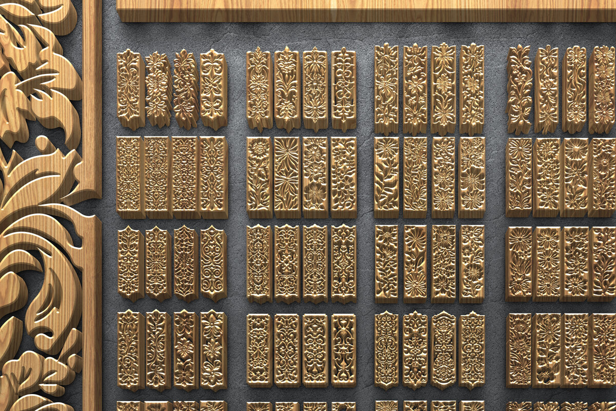 Intra απο ξύλο plywood 3mm-4mm πάχος – Σετ διακοσμητικό πάνελ λουλουδιών Δίασταση  40x30 cm INTRAFABR-124926512