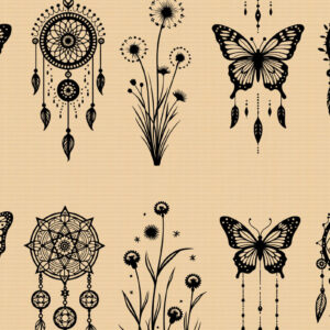 Intra απο ξύλο plywood 3mm-4mm πάχος – Σετ διακοσμητικό λουλούδι Δίασταση  40x30 cm INTRAFABR-123829741