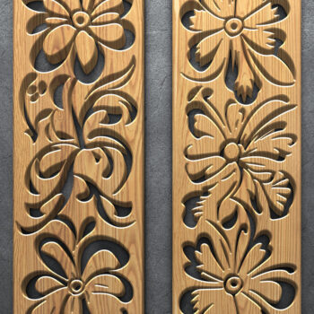 Intra απο ξύλο plywood 3mm-4mm πάχος – Διακοσμητική δέσμη κοπής με λέιζερ Δίασταση 20x20 cm INTRAFABR-124928511 - Image 3