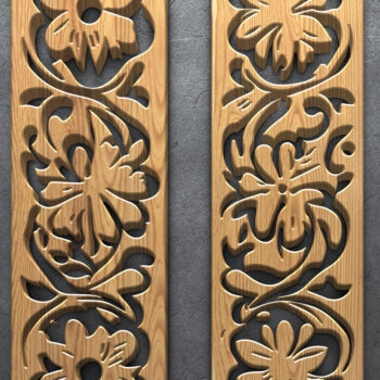 Intra απο ξύλο plywood 3mm-4mm πάχος – Διακοσμητικό σετ πάνελ κοπής με λέιζερ Δίασταση  40x30 cm INTRAFABR-124983017 - Image 3