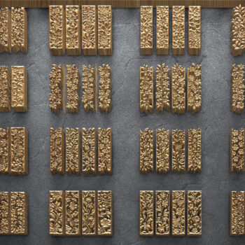 Intra απο ξύλο plywood 3mm-4mm πάχος – Διακοσμητικό σετ πάνελ κοπής με λέιζερ Δίασταση  40x30 cm INTRAFABR-125107079 - Image 1