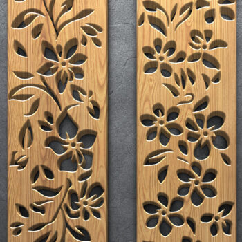 Intra απο ξύλο plywood 3mm-4mm πάχος – Διακοσμητικό σετ πάνελ κοπής με λέιζερ Δίασταση  40x30 cm INTRAFABR-125107079 - Image 2