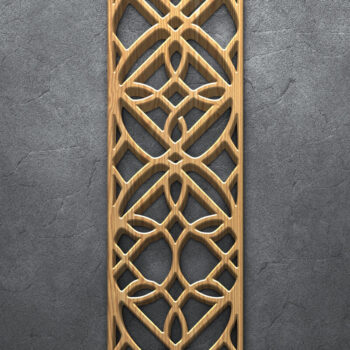 Intra απο ξύλο plywood 3mm-4mm πάχος – Διακοσμητικά πάνελ κοπής με λέιζερ Δίασταση 20x20 cm INTRAFABR-124675926 - Image 2