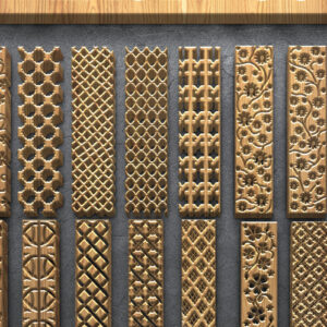 Intra απο ξύλο plywood 3mm-4mm πάχος – Διακοσμητικά αρχεία μοτίβων κοπής με λέιζερ Δίασταση 20x20 cm INTRAFABR-124676340